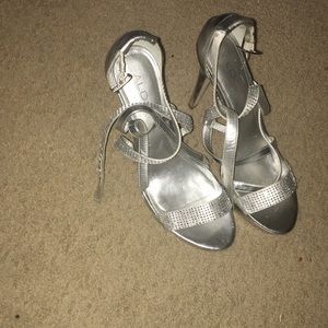 Silver heels